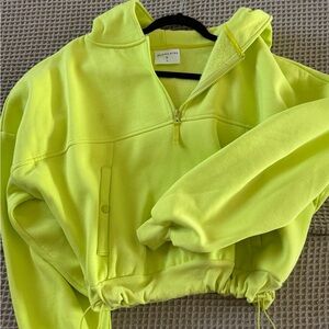 Blogilates Women's Neon Yellow Hoodie Jacket